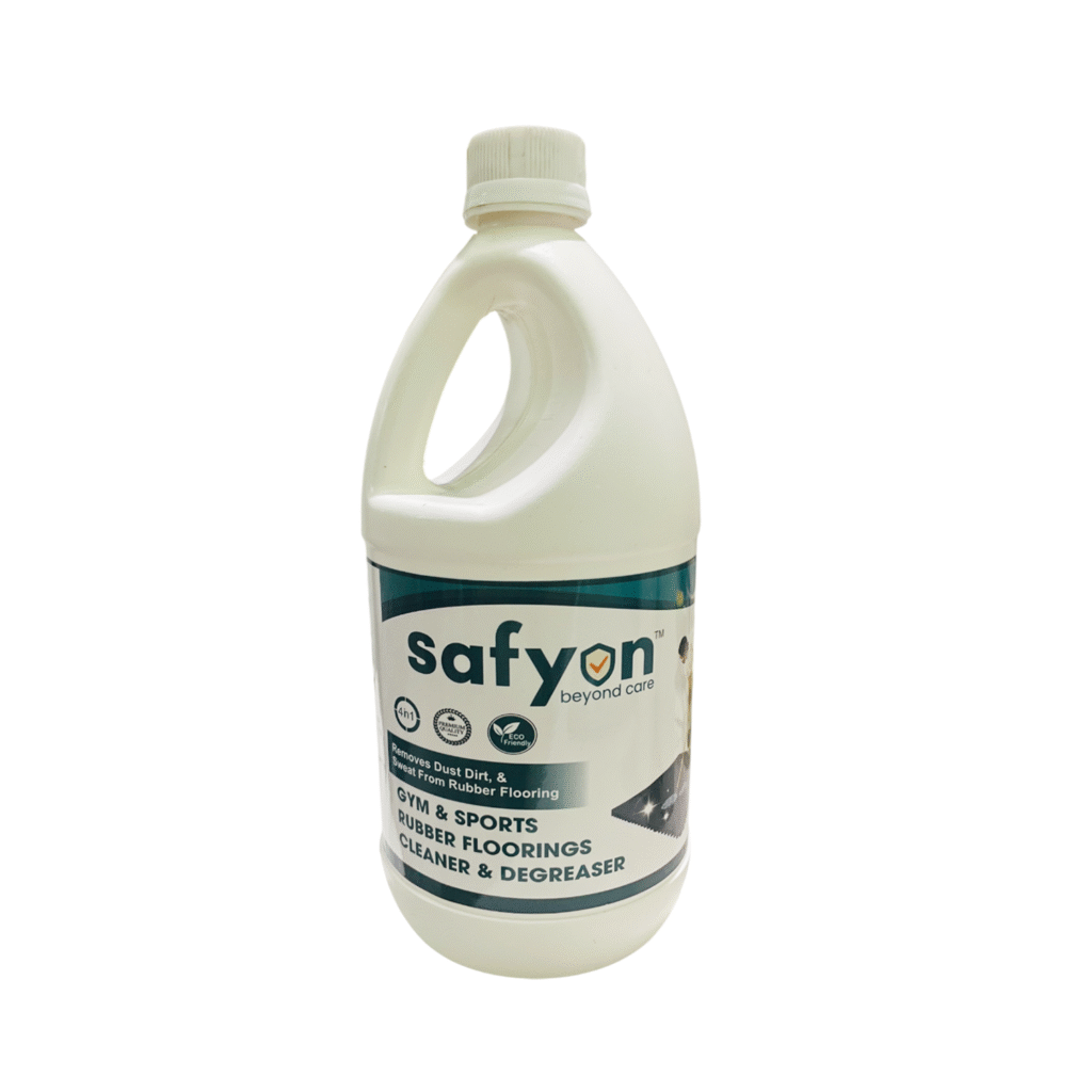Gym Rubber Floor Cleaner – 1 Litre (Regular Use, Non-Slippery Formula)