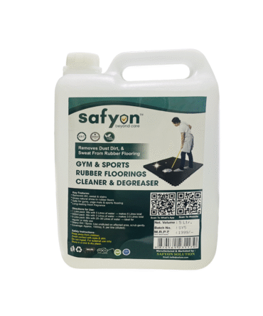 Rubber Flooring Gym and Fitness Cleaner – 5 Litre (Regular Use)