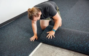 gym rubber flooring cleaner