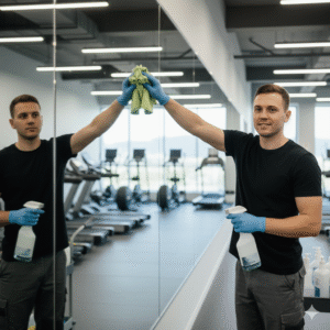 gym glass cleaner