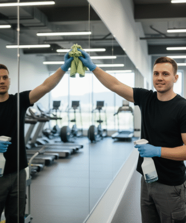 gym glass cleaner
