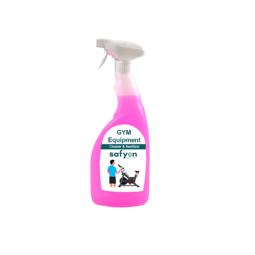 Safyon Gym Equipment Cleaner 1Ltr - Anti-Bacterial, Non-Toxic Gym Hygiene Spray