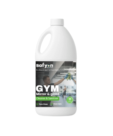 Safyon Gym Glasses & Mirror Cleaner 1L – Anti-Bacterial, Streak-Free Surface Sanitizer