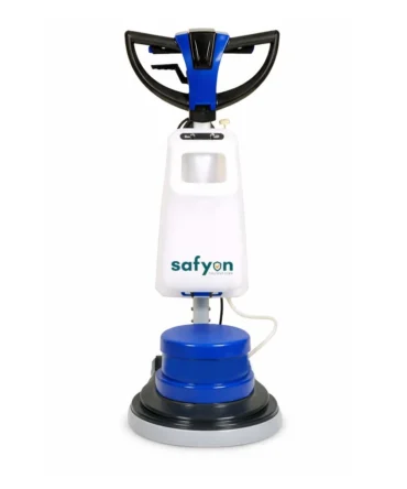 Safyon Floor Scrubbing Machine for Gym & Rubber Flooring | 17 Inch Single Disc Cleaner