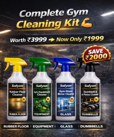 Gym Cleaning Kit Combo (500ml) Complete Safyon Cleaning Solution at ₹1999
