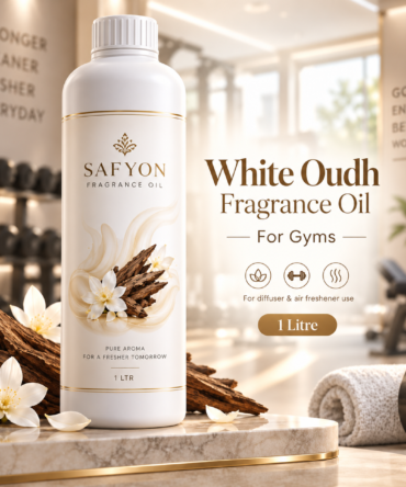SAFYON White Oudh Fragrance Oil for Gyms 1L | Diffuser & Air Freshener